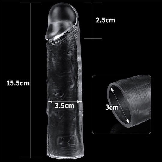 Lovetoy Flawless Clear Transparent Penis Extension 15.5cm