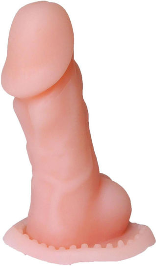 Baile Manșon Stimulator Cu Vibrație Extensie De Penis Cu Vibrație Maro 13cm