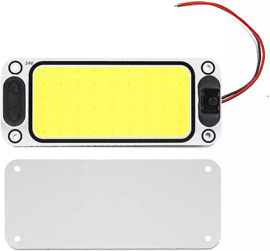 Led Vehicle Ceiling Light Strong Light 54 Led Cob 5400lm 12/24v Switch Tc-165