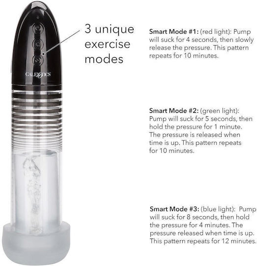 Calexotics Optimum Series Automatic Smart Pump Пенис помпа Черен SE-1035-50-3