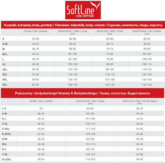 Softline 3317 Секси Комплект Бельо Черен