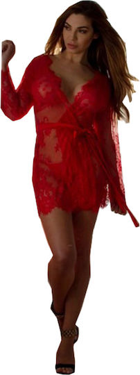 Perfect4u Sexy Robe Red