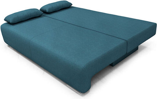 Maya Dreisitzer Sofa Bett Mit Stauraum Petrol 195x93cm