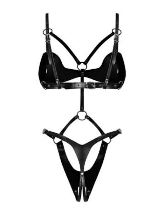 Obsessive Dame Controle Sexy Κορμάκι Μαύρο