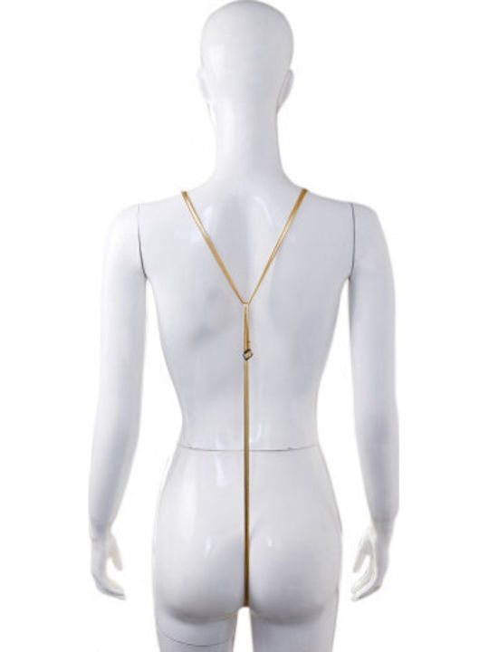 Naughty Toys Minimalist Teddy Sexy Κορμάκι Gold