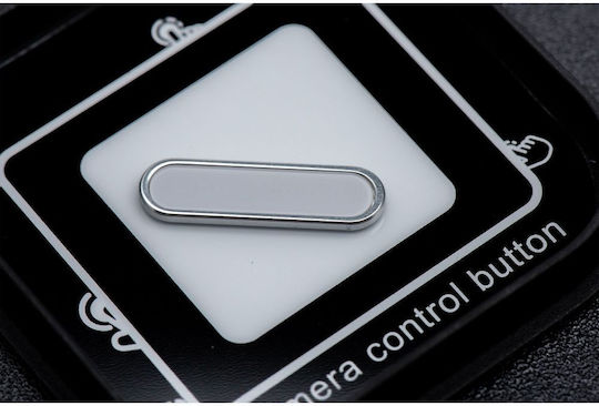 Camera Control Active Button Fit Iphone 16 Series Case Drop Glue Clear Mag Cover Silver