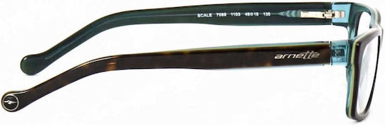 Arnette Women's Brown Prescription Eyeglass Frame