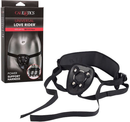 Calexotics Universal Love Rider Power Support Harness Harness in Black Color