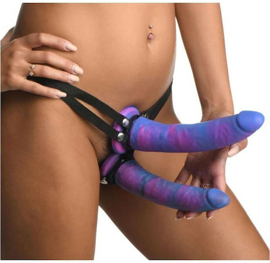 Strap U Unity Double Penetration Strap On Harness Harness σε Μαύρο Χρώμα