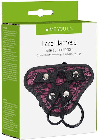 Me You Us Strapless Strap On με Dildo σε Κόκκινο Χρώμα