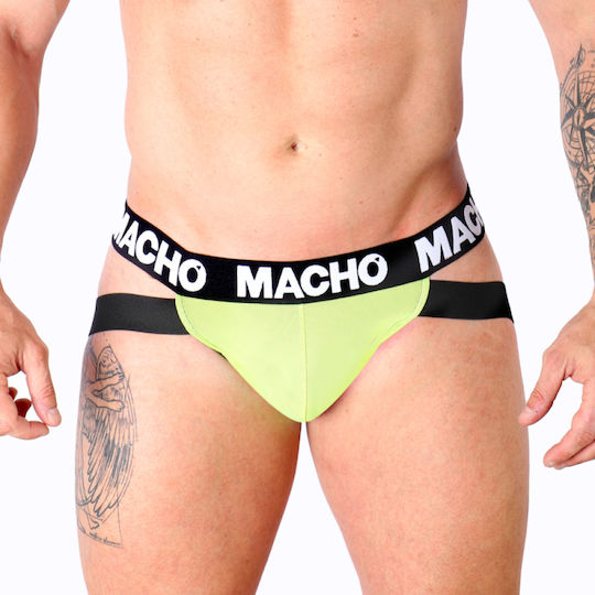 Macho Underwear Herren Jockstrap Grün