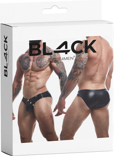 Cut4Men Herren Sexy Slip Schwarz