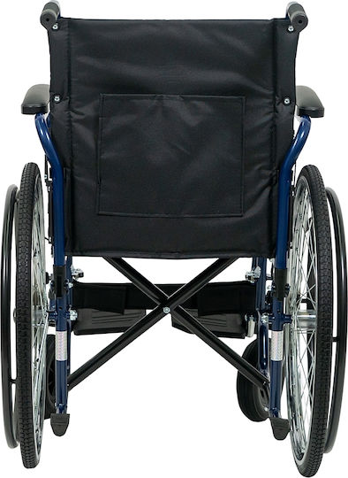 Mobiak Gemini 24’ инвалидна количка Инвалидна количка 24" Сгъваемо Прост тип 46см 0811600 Син
