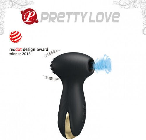 Pretty Love Hammer Clitoral & Nipple Suction Device Black