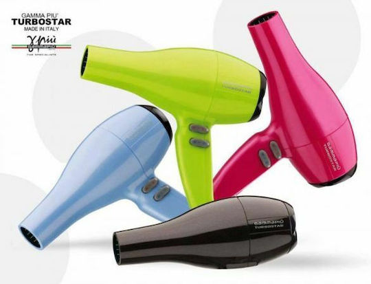 GammaPiu Turbostar Professional Hair Dryer with Diffuser 2500W Fuchsia