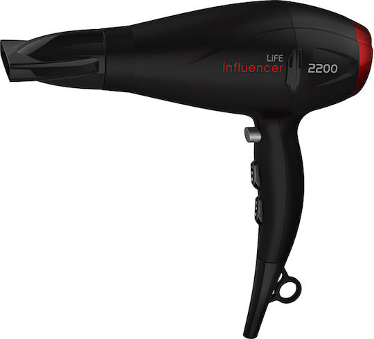 Life Influencer Hairdryer Ionic Uscător de Păr cu Difuzor 2200W