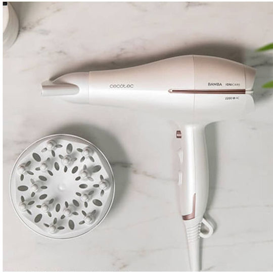Cecotec Bamba IoniCare 5300 Maxi Aura Ionic Hair Dryer Turbo with Diffuser 2200W