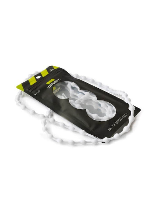 Caterpy Shoelaces Silky White 2pcs 50cm