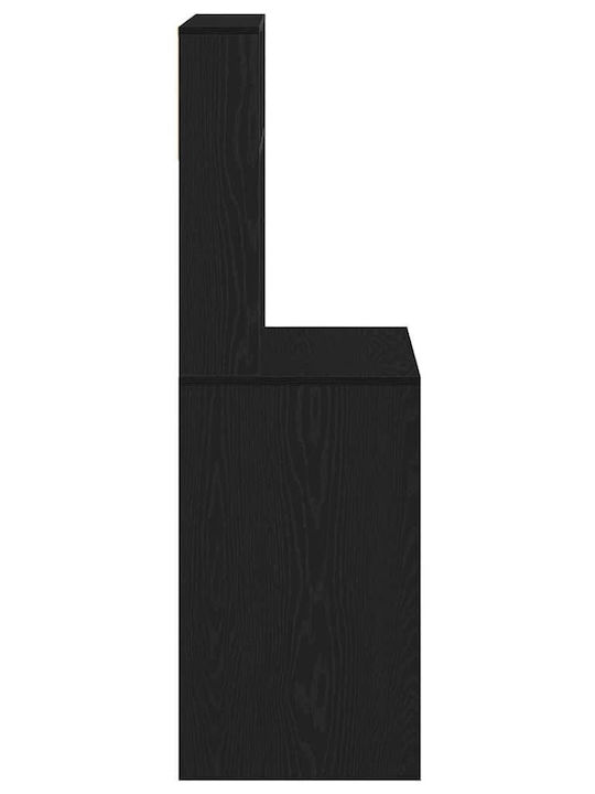 Computer Büro Holz Black 100x45x140cm