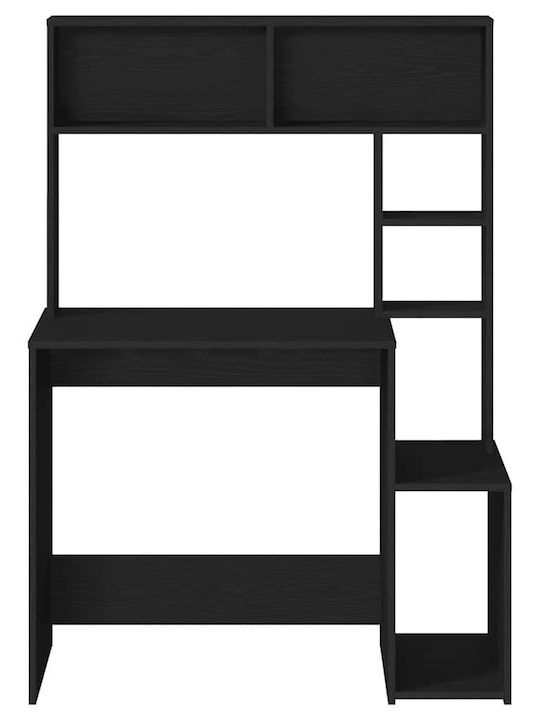 Computer Büro Holz Black 100x45x140cm