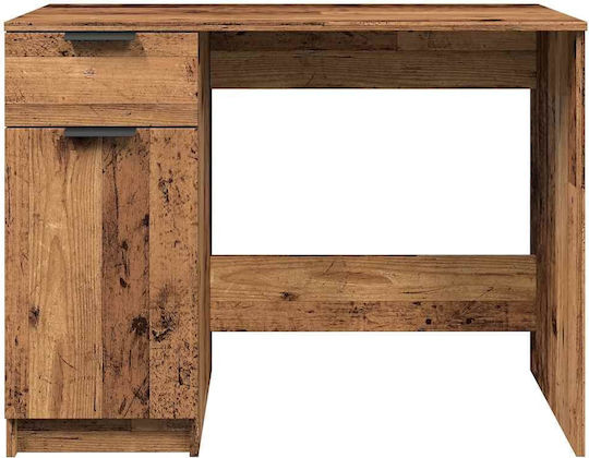 Γραφείο Ξύλινο Καφέ 100x50x75εκ.