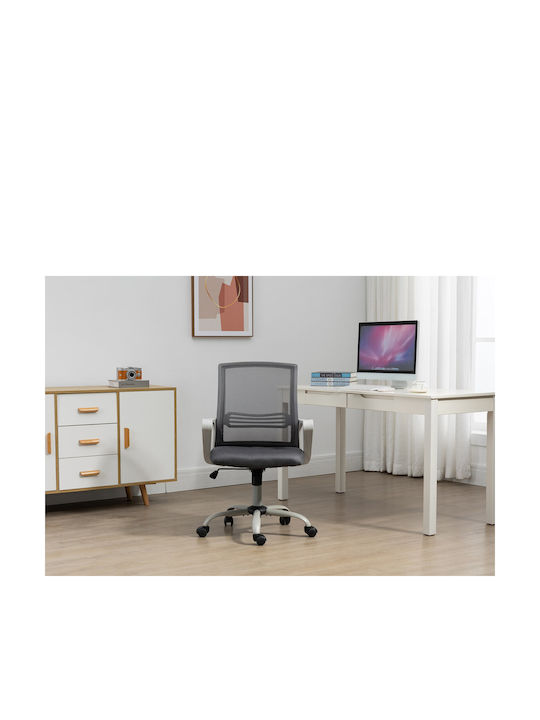Office Chair with Fixed Arms Grey Active Jet