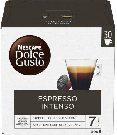 Nescafe Espresso Intenso Capsules Compatible with Dolce Gusto Machine 30pcs
