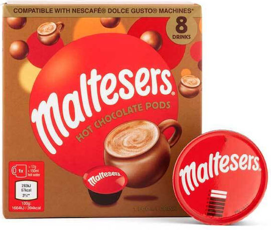 Nescafe Капсули Шоколад Maltesers Съвместими с машина Dolce Gusto 8капси