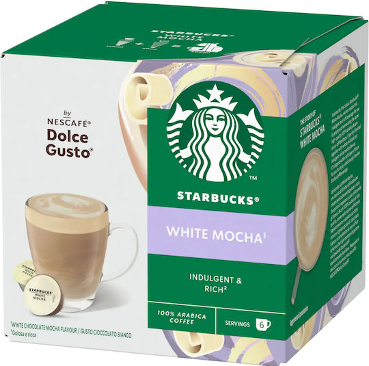 Starbucks Капсули Шоколад Съвместими с машина Dolce Gusto 12капси