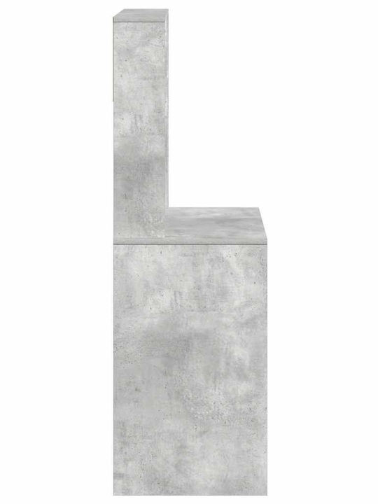Computer Office Wooden Gray 100x45x140cm