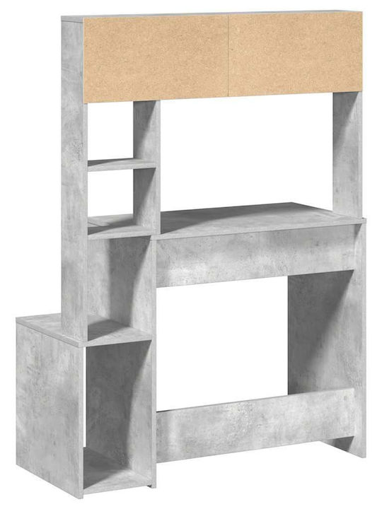 Computer Office Wooden Gray 100x45x140cm