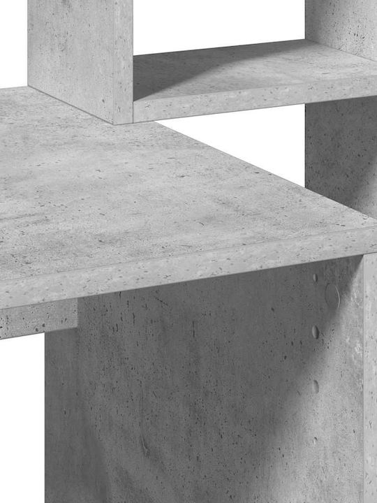 Computer Office Wooden Gray 100x45x140cm