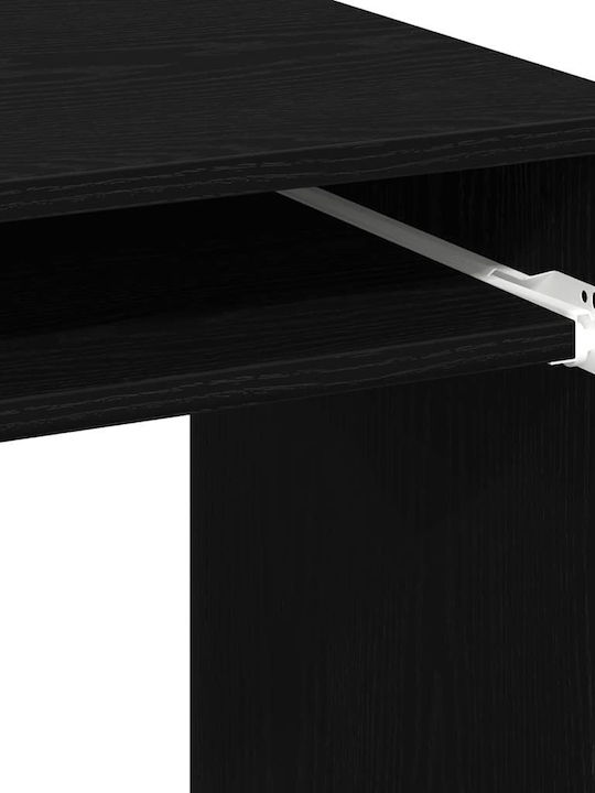 Computer Büro Holz Black 84x40x78cm