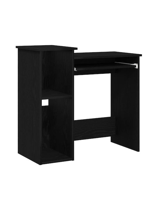 Computer Büro Holz Black 84x40x78cm