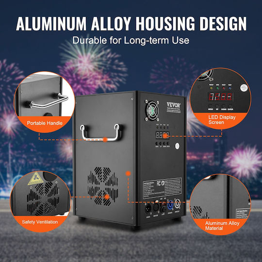 Vevor Cold Spark Fireworks Machine x4 700W 2-5m Stage DJ Wedding Event Party