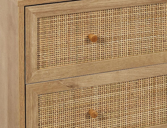 Mobilier de Intrare Bali Home Deco Factory cu 3 Sertare Dimensiuni 90x39x79cm Hd7455