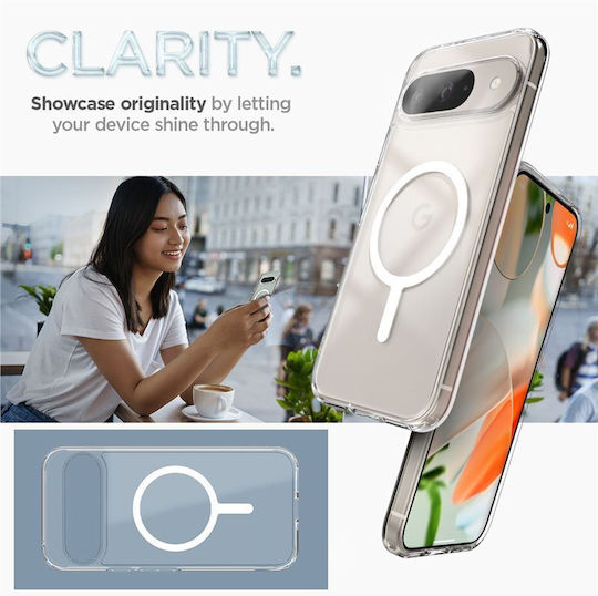 Spigen Ultra Hybrid Onetap Back Cover Μεταλλικό 2mm Λευκό (Google Pixel 9 / 9 Pro)