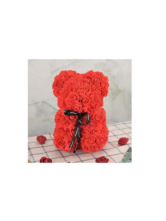 Ursuleț de Trandafir Iubire 25cm, roșu