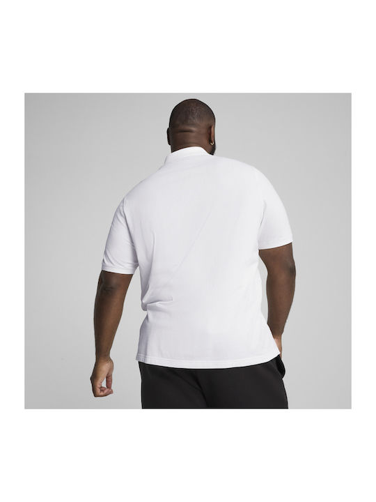 PUMA Polo T-shirt Λευκό