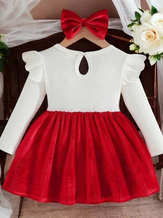 TakTakBaby Children's Dress Velvet red