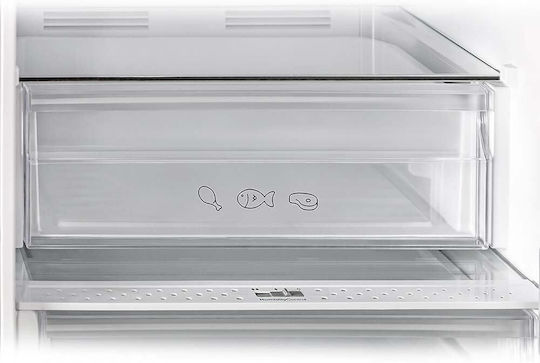 Vox Electronics Fridge-Freezer 367lt NoFrost H201xW59.5xD65cm Inox NF 3835 IXE