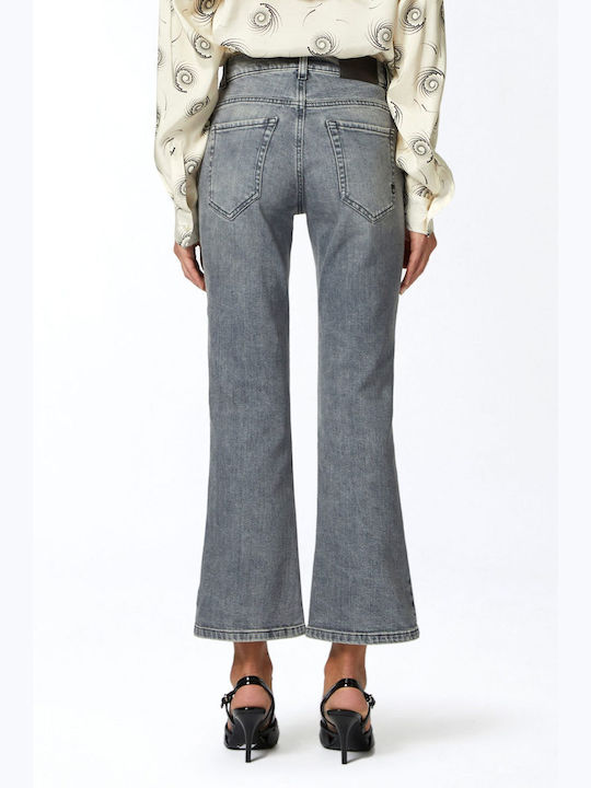 Pinko Women's Jean Trousers in Bootcut Fit Grey