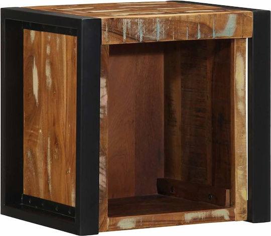 Κομοδίνα από Μασίφ Ξύλο Πολύχρωμα 2τμχ 40x35x40cm 4015960