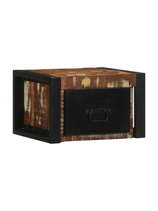 Κομοδίνο από Μασίφ Ξύλο Πολύχρωμο 40x35x25cm 4015946