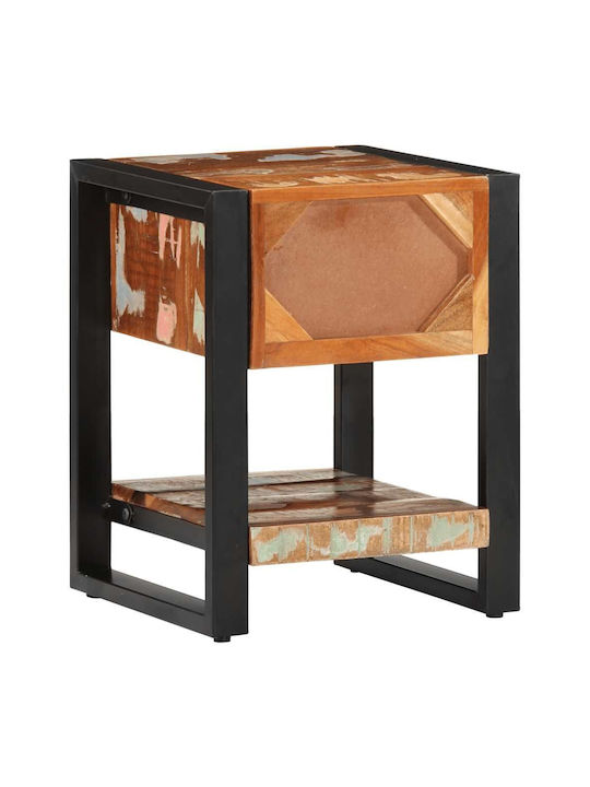 Κομοδίνο από Μασίφ Ξύλο Πολύχρωμο 35x34x45cm