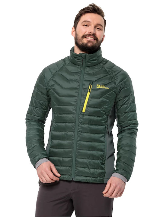 Jack Wolfskin Routeburn Winter Jacket Windproof Green