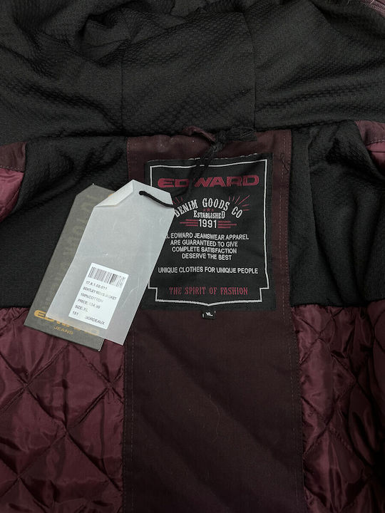 Winter Jacket Parka Burgundy