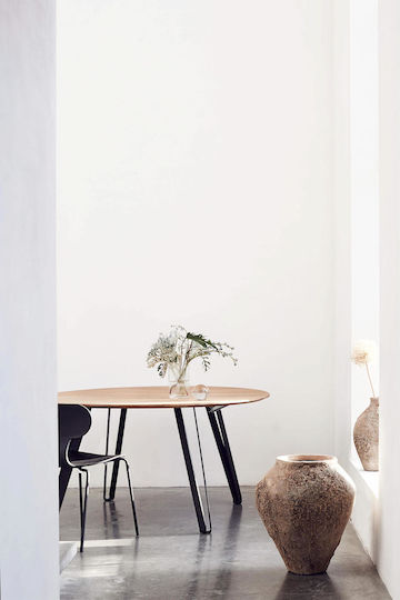 Muubs Διακοσμητικό Βάζο Πήλινο Μπεζ Φ50xΥ55cm
