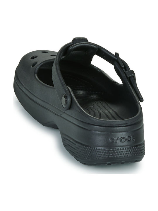 Crocs Classic Mary Jane Women's Clogs Black