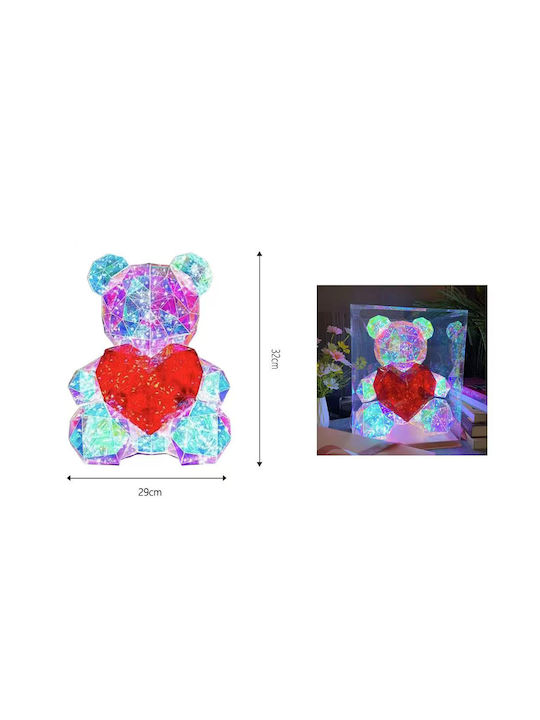 My Home Luxury Decorative Lamp Heart Multicolour
